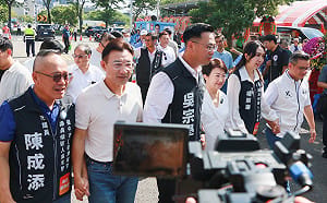 胡志強盧秀燕同台力挺！江啟臣趕場輔選喊大台中「要強要勇」