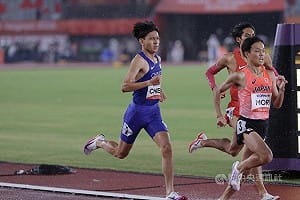 長跑新星簡子傑不在乎破全國　亞運男子1500公尺第6