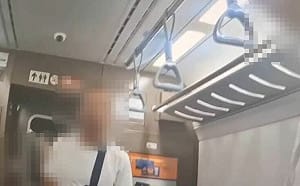 台鐵車廂男子狂吸電子菸！民眾以為遇「喪屍」 遭鐵警函送裁罰