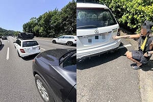國道追撞車禍！肇事72歲老翁拄柺杖下車 網怒轟：根本出來害人