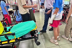 台南某國中防狼噴霧外洩！8師生集體不適 校方：玩耍踢倒