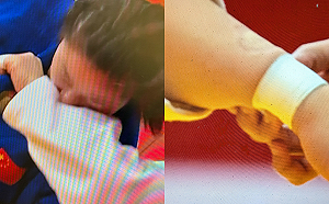 中國女將亞運柔道場張嘴咬人！胡川安開酸：從柔道變齒(恥)道