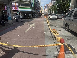 北市寧夏夜市旁大樓磁磚掉落　建管處將限期修繕、依法裁處