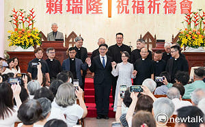 戰貓南下再合體「隆貓」　蕭美琴笑喊：我和賴瑞隆不是吃飽睡的家貓