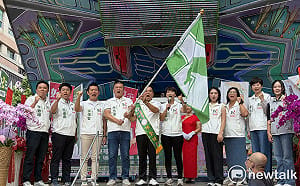 陳亭妃、陳金鐘聯合競選總部成立  黃偉哲等大咖齊聚力拚綠營東區全上