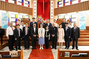 蕭美琴赴基隆安樂教會參與禮拜  盼宗教發揮力量照顧大眾