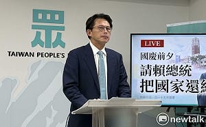 提6大建言喊賴清德「停止撕裂社會」　黃國昌曝與8白委出席國慶