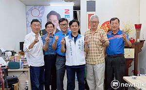 三藍軍大老坐鎮競總     高市第八選區黃裕庭如吃定心丸  