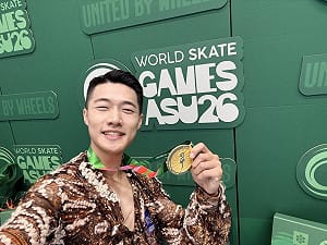 花式滑輪溜冰世錦賽　台灣好手陳毅帆男子組摘金
