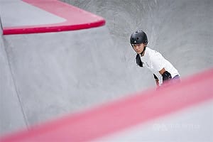 亞運鍍銀增信心　14歲「滑板女孩」林逸凡闖進世錦賽決賽