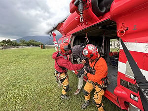 雙十連假2起山難  空勤直升機馳援