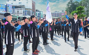 115年全民運桃市代表隊授旗　張善政勉勵選手突破自我、為桃園爭光