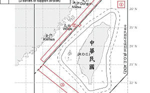 中共23機艦船台海周邊活動 國軍嚴密掌握應處