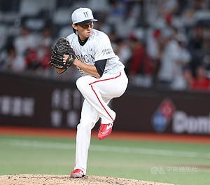 龍隊怪投林柏佑有強心臟　有望與少棒時偶像陳俊秀對決