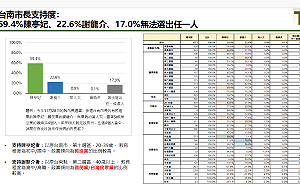 新國策民調》陳亭妃支持度領先謝龍介36.8%  學者：民眾黨選民值得關注