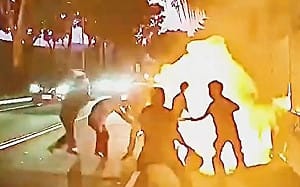 板橋行車糾紛6人大亂鬥！丟擲信號彈炸火光 警全數送辦