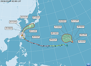 薔琵颱風減弱北上！暴風圈縮小 西半部防豪雨