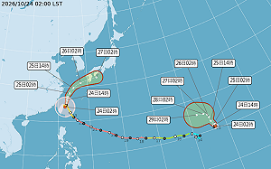 薔琵颱風減弱北上！暴風圈縮小 西半部防豪雨