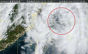 薔琵颱風減弱縮小！海面「高低層環流再整合」 高機率重組成功免降級