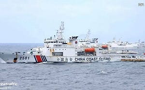 薔琵颱風剛走、中共惡霸就來！中國海警4艦竄擾巴士海峽北上、逼近東海岸