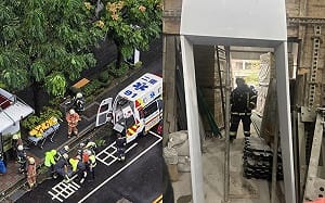 颱風天爆工安意外！新北2工人裝電梯墜落身亡 業者過失致死送辦