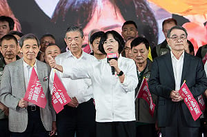 讓新北成為帶動台灣經濟的火車頭！謝金河首度站台獻給蘇巧慧