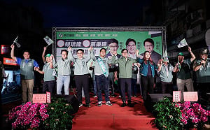 賴瑞隆蔡秉璁聯合競總成立　陳其邁籲大岡山三席全上、議會拼過半