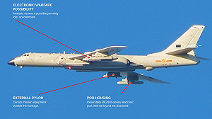 中國轟炸機戰力升級  轟-6KG加掛電子干擾吊艙擾敵