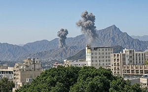 (影) 沙國「葉門黎明行動」狠轟胡塞！亞丁機場成目標 美急調愛國者飛彈援以
