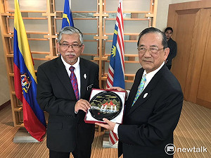 林陵三率團拼新南向   邀吉隆坡訪台中組團參與世界花博