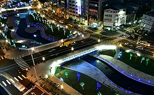 全國首座水中耶誕樹  今晚台中浪漫點燈