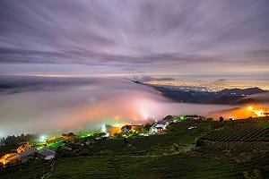 嘉義縣石棹琉璃光  邀民眾一覽夢幻美景