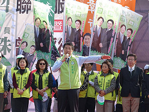 黃偉哲曾文溪後援會成立  吸引上萬民眾相挺