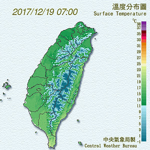 冷氣團發威全台冷吱吱  北基宜大雨特報