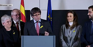 加泰隆尼亞前主席隔空喊話 要求復職