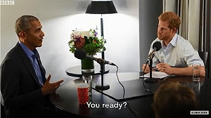 哈利王子採訪歐巴馬 快問快答超爆笑 (影)