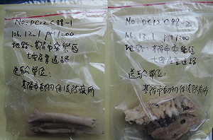 送驗確認！七安產業道路棄置大量屍骨為狗骨