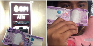 有夠扯！菲央行印刷烏龍  「無臉」百元紙鈔流出