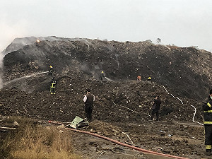 枋寮掩埋場大火  今早6點撲滅