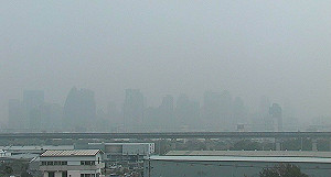 天空灰空品紅  中市台電降載2100百萬瓦