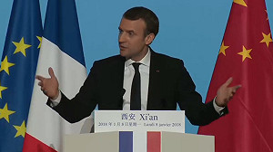 法媒趣談馬克宏中國譯名 征服龍之馬