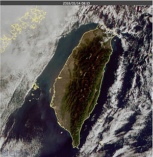 雲層全都避開本島 鄭明典:台灣有防護罩