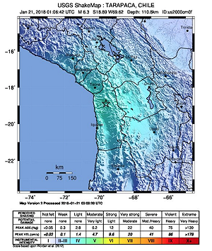 智利6.3強震  未傳出傷亡