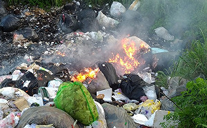 空汙兇手是你！非法焚燒垃圾包 業者移送法辦