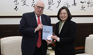 M503議題  蔡英文感謝傳統基金會支持台立場