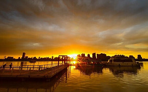 超美夕陽打卡這邊走  跟著app蒐集日落美景