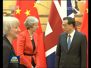 會見梅伊  李克強：中英關係沒有冬天只有春天