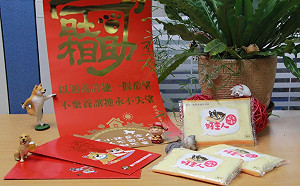 狗年行大運 中市動物之家送春聯