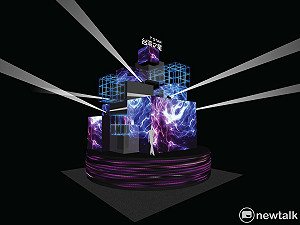 結合科技超新潮！「嘉一郎」遛狗逛燈會