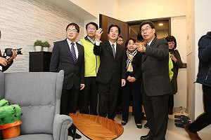 南鐵照護住宅今完工  賴清德 : 痛苦會過去